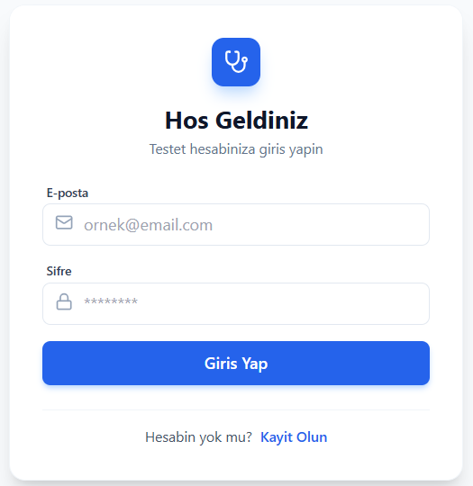 Giriş ekranı