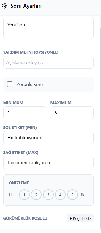 Likert ayarları